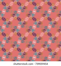 Abstract color seamless pattern for new background.