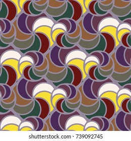 Abstract color seamless pattern for new background.