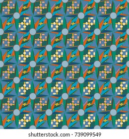 Abstract color seamless pattern for new background.