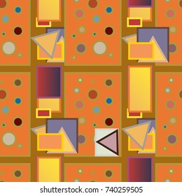 Abstract color seamless pattern for new background.