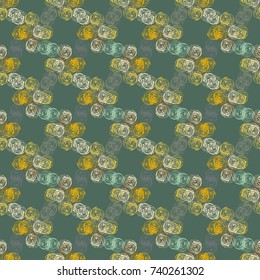 Abstract color seamless pattern for new background.