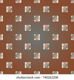 Abstract color seamless pattern for new background.