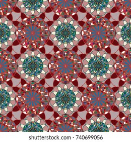 Abstract color seamless pattern for new background.