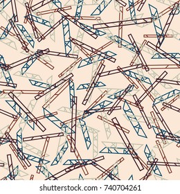 Abstract color seamless pattern for new background.