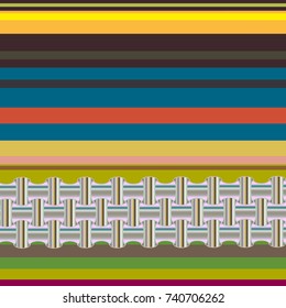 Abstract color seamless pattern for new background.