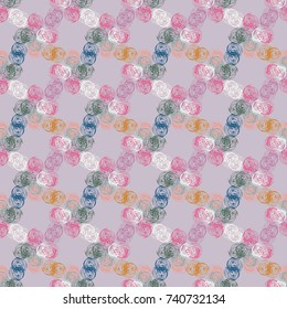 Abstract color seamless pattern for new background.