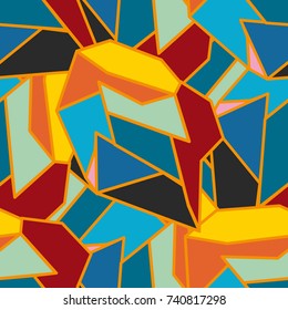 Abstract color seamless pattern for new background.