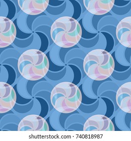 Abstract color seamless pattern for new background.