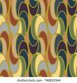 Abstract color seamless pattern for new background.