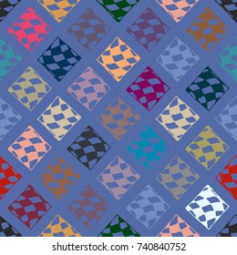 Abstract color seamless pattern for new background.