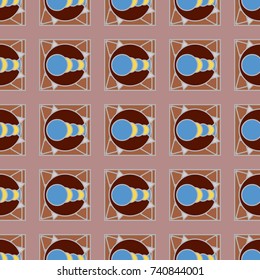 Abstract color seamless pattern for new background.