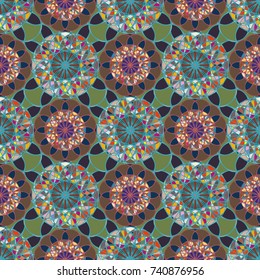 Abstract color seamless pattern for new background.
