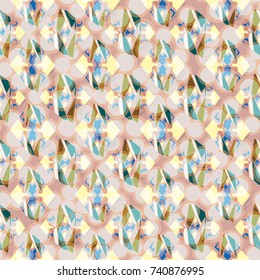 Abstract color seamless pattern for new background.