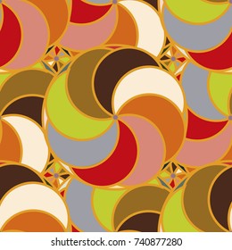 Abstract color seamless pattern for new background.