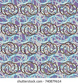 Abstract color seamless pattern for new background.