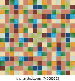 Abstract color seamless pattern for new background.
