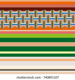 Abstract color seamless pattern for new background.