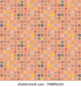 Abstract color seamless pattern for new background.