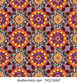 Abstract color seamless pattern for new background.