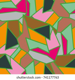 Abstract color seamless pattern for new background.