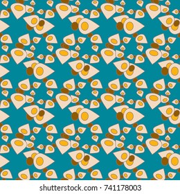 Abstract color seamless pattern for new background.