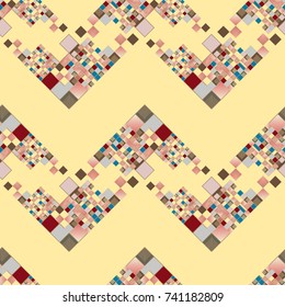Abstract color seamless pattern for new background.