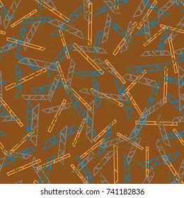 Abstract color seamless pattern for new background.