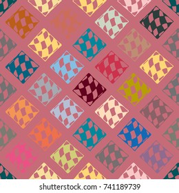 Abstract color seamless pattern for new background.