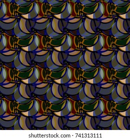 Abstract color seamless pattern for new background.