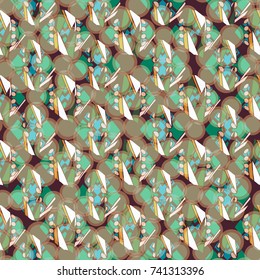 Abstract color seamless pattern for new background.