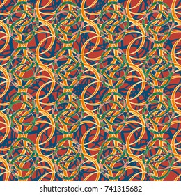 Abstract color seamless pattern for new background.