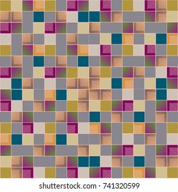 Abstract color seamless pattern for new background.