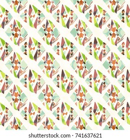 Abstract color seamless pattern for new background.