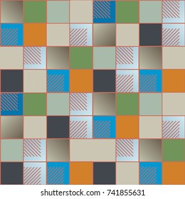 Abstract color seamless pattern for new background.