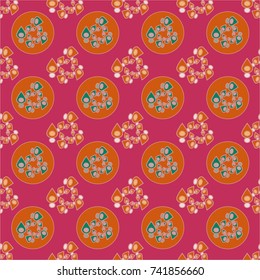 Abstract color seamless pattern for new background.