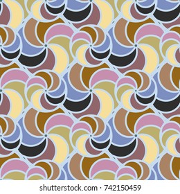 Abstract color seamless pattern for new background.