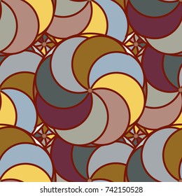 Abstract color seamless pattern for new background.