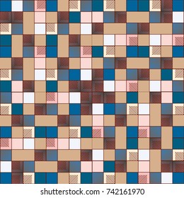 Abstract color seamless pattern for new background.