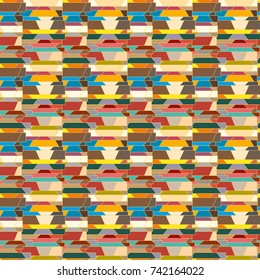 Abstract color seamless pattern for new background.