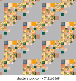 Abstract color seamless pattern for new background.