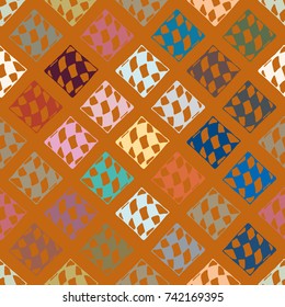 Abstract color seamless pattern for new background.