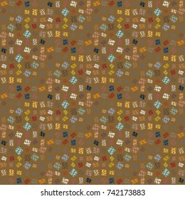 Abstract color seamless pattern for new background.