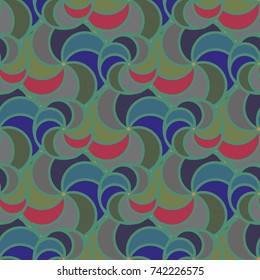 Abstract color seamless pattern for new background.