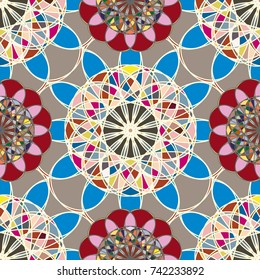 Abstract color seamless pattern for new background.