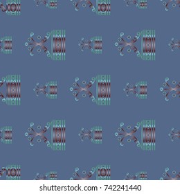 Abstract color seamless pattern for new background.