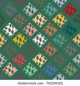 Abstract color seamless pattern for new background.