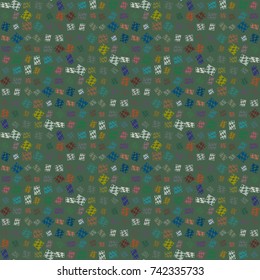 Abstract color seamless pattern for new background.