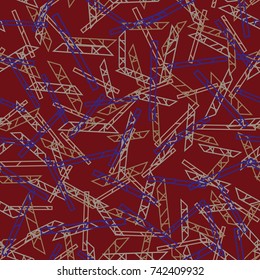 Abstract color seamless pattern for new background.