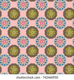 Abstract color seamless pattern for new background.