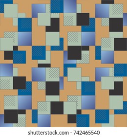 Abstract color seamless pattern for new background.